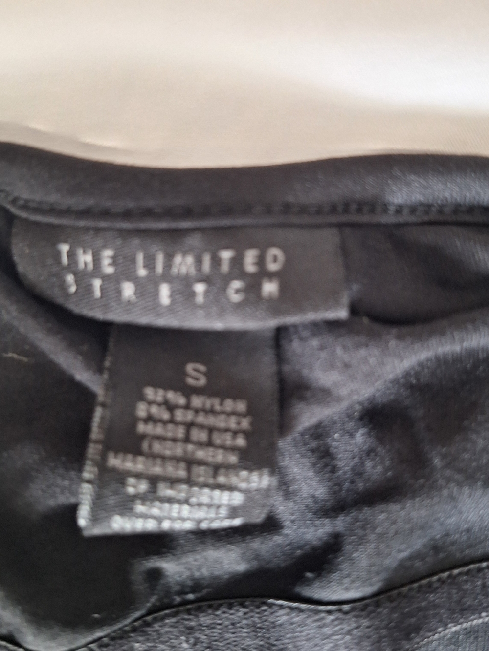 The Limited Stretch Black Women's Halter Top S - Picture 7 of 7